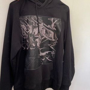 Hoodie with print front and back